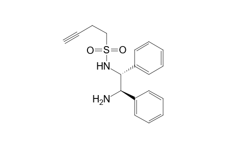 N-[(But-3'-yn-1'-yl)sulfonyl] -[(R,R)-2-amino-1,2-diphenylethyl]-amide