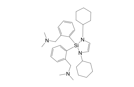 1,1-Bis[2-((dimethylamino)methyl)phenyl]-2,5-dicyclohexyl-2,5-diaza-1-silacyclopent-2-ene