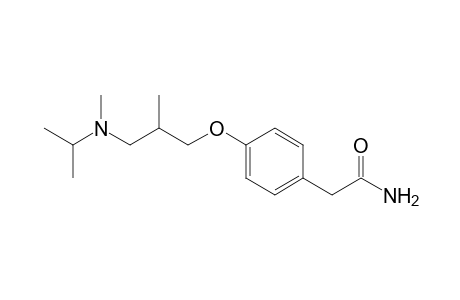 2-[4-(2-Methyl-3-isopropylmethylaminopropoxy)phenyl]acetamide