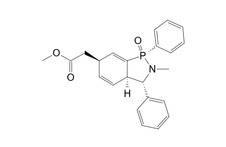 (1RS,3SR,3ARS,6RS)-2,3,3A,6-TETRAHYDRO-6-(METHOXYCARBONYLMETHYL)-2-METHYL-1,3-DIPHENYLBENZO-[C]-[1,2]-AZAPHOSPHOLE-1-OXIDE