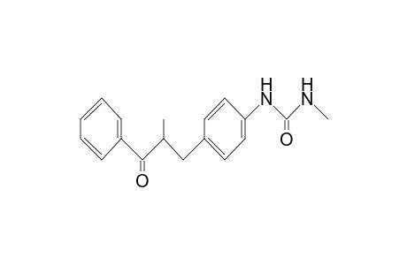 Urea, N-methyl-N'-[4-(2-methyl-3-oxo-3-phenylpropyl)phenyl]-