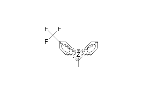 4-Trifluoromethylphenyl-phenyl-methyl-carbenium cation