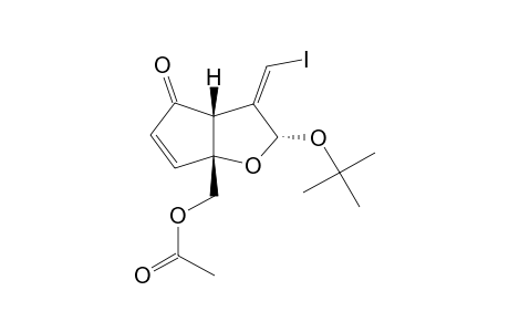 ((1R,5R,7R,8Z)-5-(ACETOXYMETHYL)-8(Z)-(IODOMETHYLENE)-7-TERT.-BUTOXY-6-OXA-CIS-BICYCLO-[3.3.0]-OCT-3-EN-2-ONE