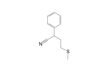 4-(methylthio)-2-phenylbutyronitrile