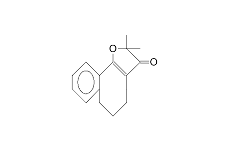 2,2-Dimethyl-4,5,6,7-tetrahydro-benzo(7,8)cycloocta(1,2-B)furan-3(2H)-one