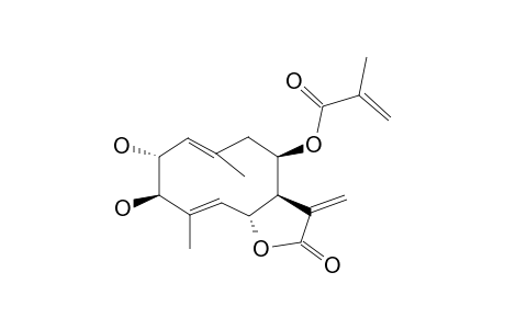 2-ALPHA,3-BETA-DIHYDROXY-8-BETA-METHACRYLOYLOXY-GERMACRA-1(10),4,11(13)-TRIEN-6-ALPHA,12-OLIDE