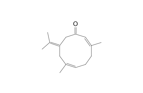 (2Z,6E)-3,7-Dimethyl-9-(1-methylethylidenyl)-2,6-cyclodecadien-1-one