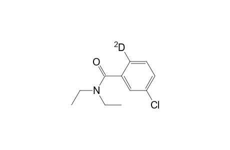 N,N-diethyl-5-dhloro-2-deuteriobenzamide