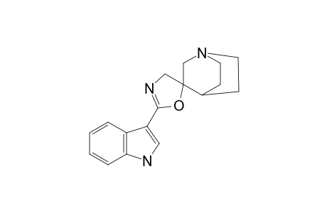 2'-(1H-indol-3-yl)spiro[1-azabicyclo[2.2.2]octane-8,5'-4H-1,3-oxazole]