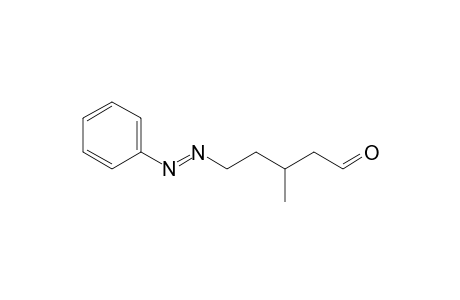 3-Methyl-5-(phenylazo)pentanal
