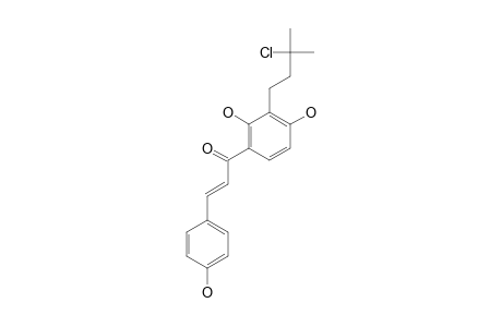 3'-(3''-CHLORO-3''-METHYLBUTYL)-2',4,4'-TRIHYDROXYCHALCONE