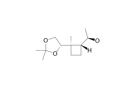 (1R)-1-[(1R,2S)-2-[(4S)-2,2-DIMETHYL-1,3-DIOXOLAN-4-YL]-2-METHYLCYCLOBUTYL]-ETHAN-1-OL