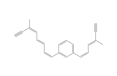 1-(4-methylhexa-1,3-dien-5-ynyl)-3-(6-methyloct-1,3,5-trien-7-ynyl)benzene