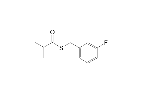 3-Fluorobenzyl mercaptan, S-(2-methylpropionyl)-