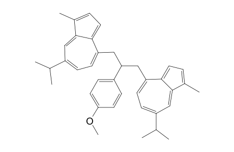 4-[2-(4-methoxyphenyl)-3-(1-methyl-7-propan-2-ylazulen-4-yl)propyl]-1-methyl-7-propan-2-ylazulene