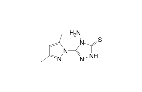 4-Amino-3-(3,5-dimethyl-1-pyrazolyl)-1H-1,2,4-triazole-5-thione