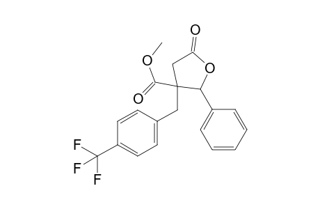 Methyl 3-(4-(trifluoromethylbenzyl)-5-oxo-2-phenyltetrahydrofuran-3-carboxylate