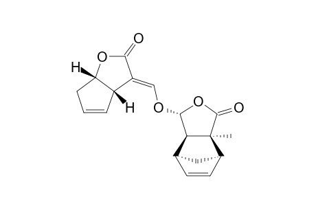 (1R,2S,5R,6R,7S)-2-Methyl-5-(2-oxo-3a(S),6a(S)-dihydro-6H-cyclopenta[b]furan-3-ylidenemethoxy)-4-oxa-endo-tricyclo[5.2.1.0(2,6)]dec-8-en-3-one