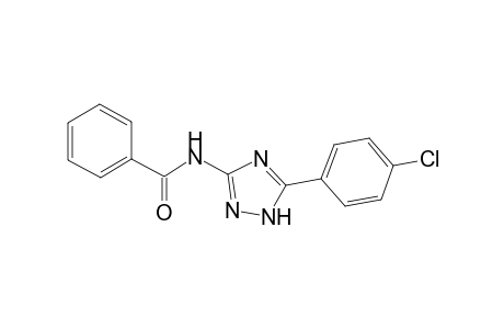 N-[5-(4-chlorophenyl)-1H-1,2,4-triazol-3-yl]benzamide