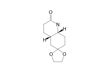 CIS-1',2',3',4',4A',5',6',7',8',8A'-DECAHYDRO-SPIRO-(1,3-DIOXOLANE-2,6'-QUINOLIN)-2'-ONE