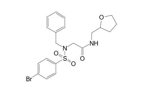 acetamide, 2-[[(4-bromophenyl)sulfonyl](phenylmethyl)amino]-N-[(tetrahydro-2-furanyl)methyl]-