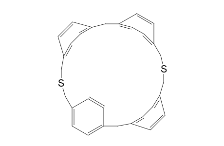 8,20-Dithiapentacyclo[20.2.2.23,6.210,13.215,18]dotriaconta-3,5,10,12,15,17,22,24,25,27,29,31-dodecaene