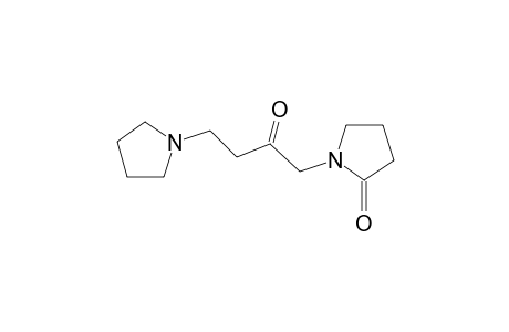 2-Pyrrolidinone, 1-[2-oxo-4-(1-pyrrolidinyl)butyl]-