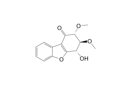RIBISIN_C;(2-R,3-S,4-S)-2,3-DIMETHOXY--4-HYDROXY-3,4-DIHYDRO--1-(2-H)-DIBENZOFURANONE