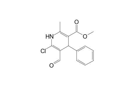 Methyl 6-chloro-5-formyl-2-methyl-4-phenyl-1,4-dihydropyridine-3-carboxylate