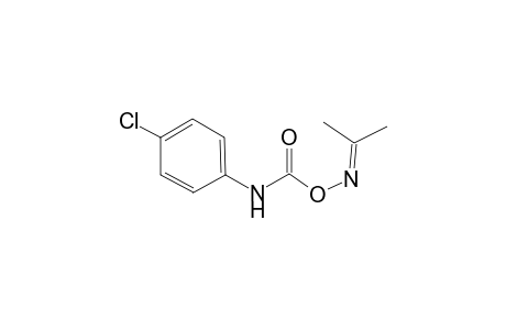 acetone, O-[(p-chlorophenyl)carbamoyl]oxime