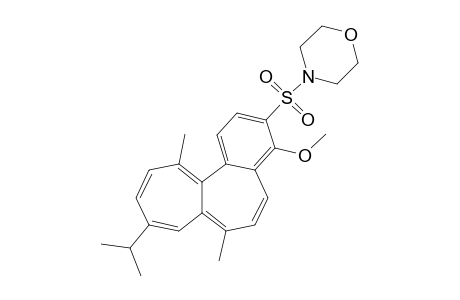 9-Isopropyl-4-methoxy-3-(morpholinosulfonyl)-7,12-dimethylbenzo[a]heptalene