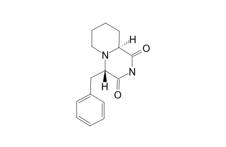 (4S,9AS)-4-BENZYL-PERHYDROPYRIDO-[1,2-A]-PYRAZINE-1,3-DIONE