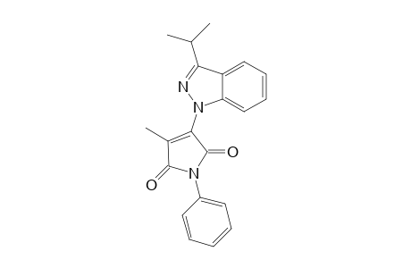 3-(3-Isopropyl-1H-indazol-1-yl)-4-methyl-1-phenyl-1H-pyrrole- 2,5-dione