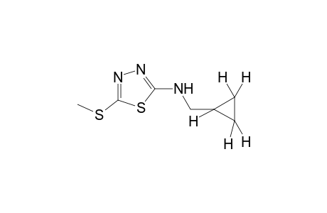 2-[(cyclopropylmethyl)amino]-5-(methylthio)-1,3,4-thiadiazole