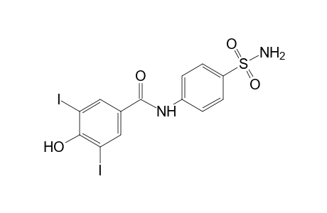 3,5-diiodo-4-hydroxy-4'-sulfamoylbenzanilide