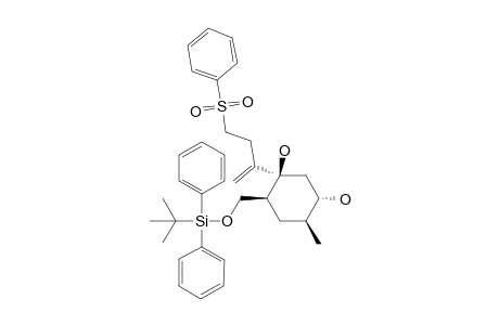 (1S,3S,4S,6S)-1-[1-(2-besylethyl)vinyl]-6-[[tert-butyl(diphenyl)silyl]oxymethyl]-4-methyl-cyclohexane-1,3-diol