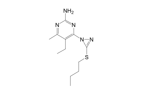 2-Pyrimidinamine, 4-[3-(butylthio)-1H-1,2-diazirin-1-yl]-5-ethyl-6-methyl-