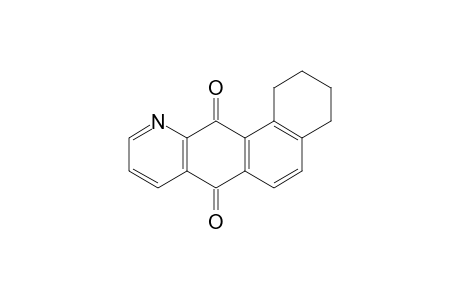 1,2,3,4-Tetrahydronaphtho[2,1-G]quinoline-7,12-dione