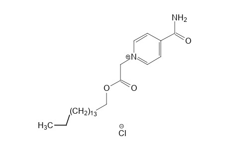 4-carbamoyl-1-(carboxymethyl)pyridinium chloride, hexadecyl ester