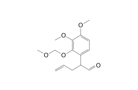 .alpha.-Allyl-2-(2-methoxymethoxy-3,4-dimethoxyphenyl)acetaldehyde