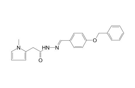 1H-pyrrole-2-acetic acid, 1-methyl-, 2-[(E)-[4-(phenylmethoxy)phenyl]methylidene]hydrazide