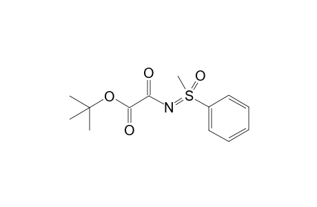 tert-Butyl 2-{[methyl(oxo)(phenyl)-.lambda.6-sulfaneylidene]amino}-2-oxoacetate