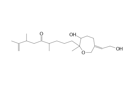 1-NONEN-5-ONE, 9-[3-HYDROXY-6-(2-HYDROXYETHYLIDENE)-2-METHYL-2-OXEPANYL]-2,3,6-TRIMETHYL-