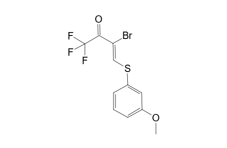 (Z)-3-Bromo-1,1,1-trifluoro-4-(3-methoxy-phenyl-sulfanyl)-but-3-en-2-one