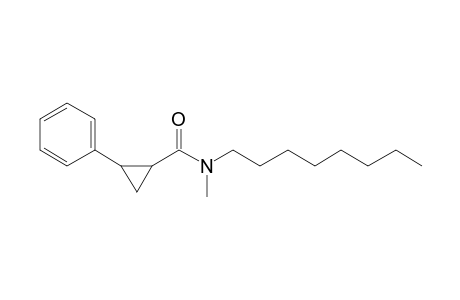 1-Cyclopropanecarboxamide, 2-phenyl, N-methyl-N-octyl-