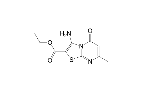 3-Amino-7-methyl-2-ethoxycarbonyl-thiazolo[3,2-a]pyrimidin-5-one