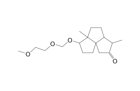 Tricyclo[6.3.0.0(1,5)]undecan-10-one, 4-[(2-methoxyethoxy)methoxy]-5,9-dimethyl-