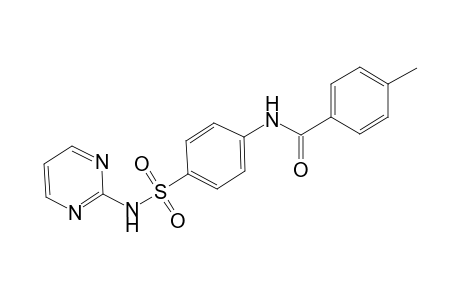 4-methyl-N-{4-[(2-pyrimidinylamino)sulfonyl]phenyl}benzamide