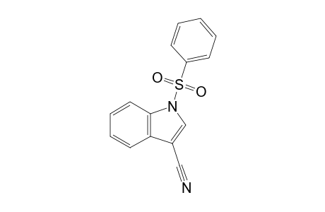 1-(benzenesulfonyl)-3-indolecarbonitrile