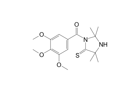 2,2,5,5-tetramethyl-3-(3,4,5-trimethoxybenzoyl)-4-imidazolidinethione